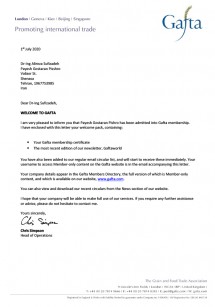 Payesh Gostaran Pisshro - welcome letter